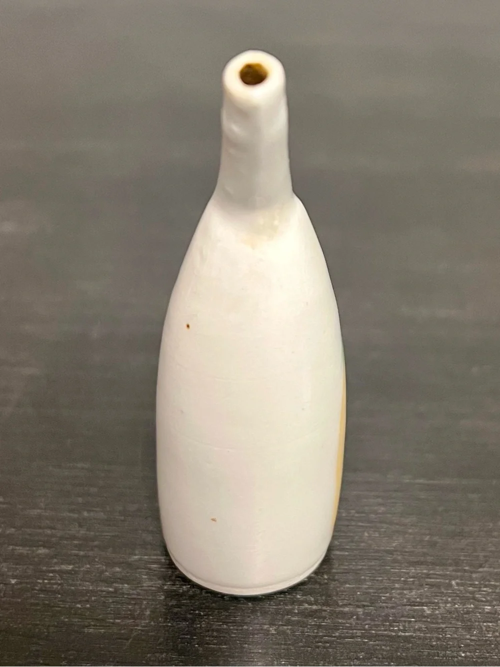 VTG Ceramic Pie Bird Pie Vent Deer Woodland Mountain Scene 3.5” Unmarked Rare